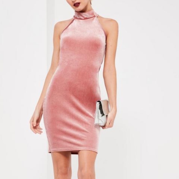 Missguided pink velvet dress - Picture 5 of 5
